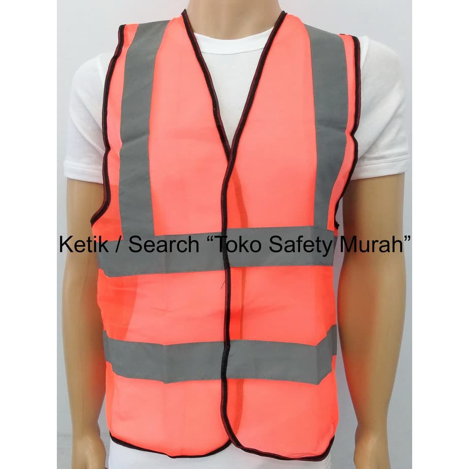 Rompi Polyester Orange / Rompi Safety / Baju Safety Alat Safety - hot item