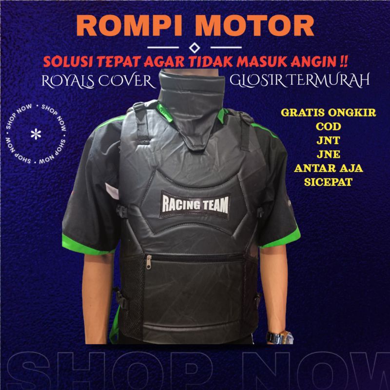 Rompi Motor Touring Anti Angin Pelindung Dada Body Protector Kece