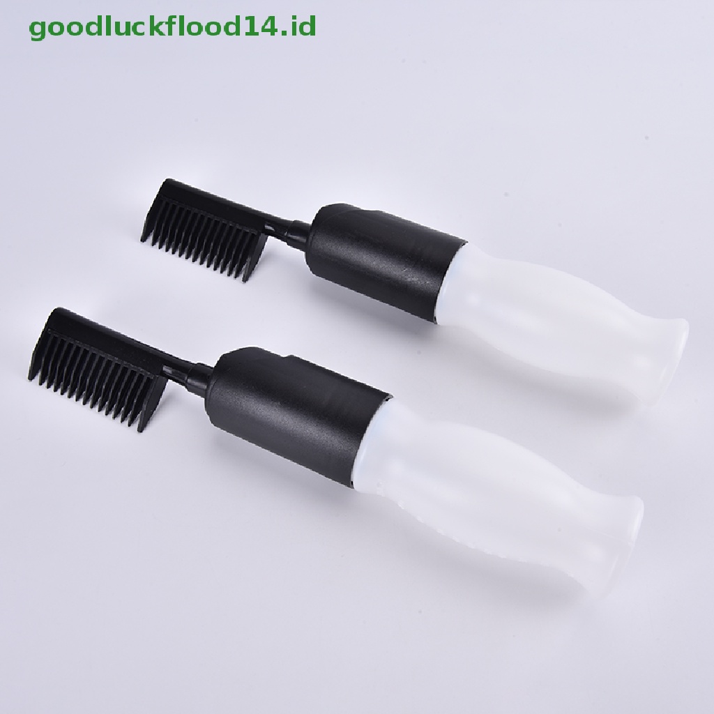 (GOOGFOUR) Botol Dispenser Aplikator Cat Rambut 110ML Dengan Sisir Untuk Salon