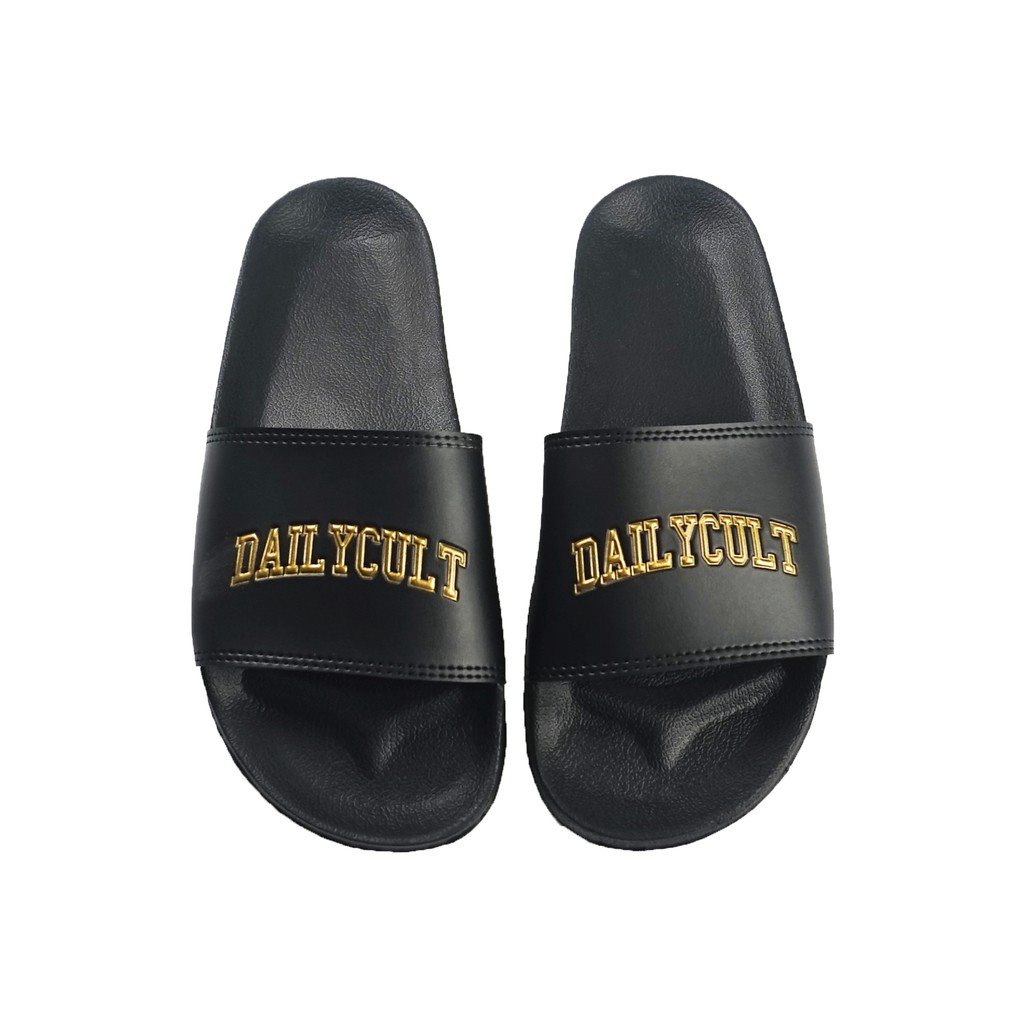 Culture Stuff - Dailycult Black - Sandal Slide / Sandal Slop