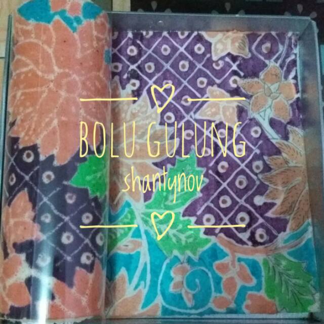 

Bolu batik dan bolu gulung batik