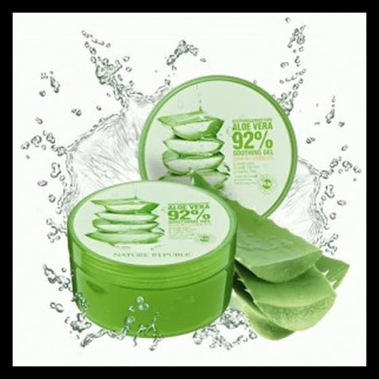 BAYAR DI TEMPAT (COD) NATURE REPUBLIC ALOE VERA 92 % SOOTHING GEL 300 ML KODE 147