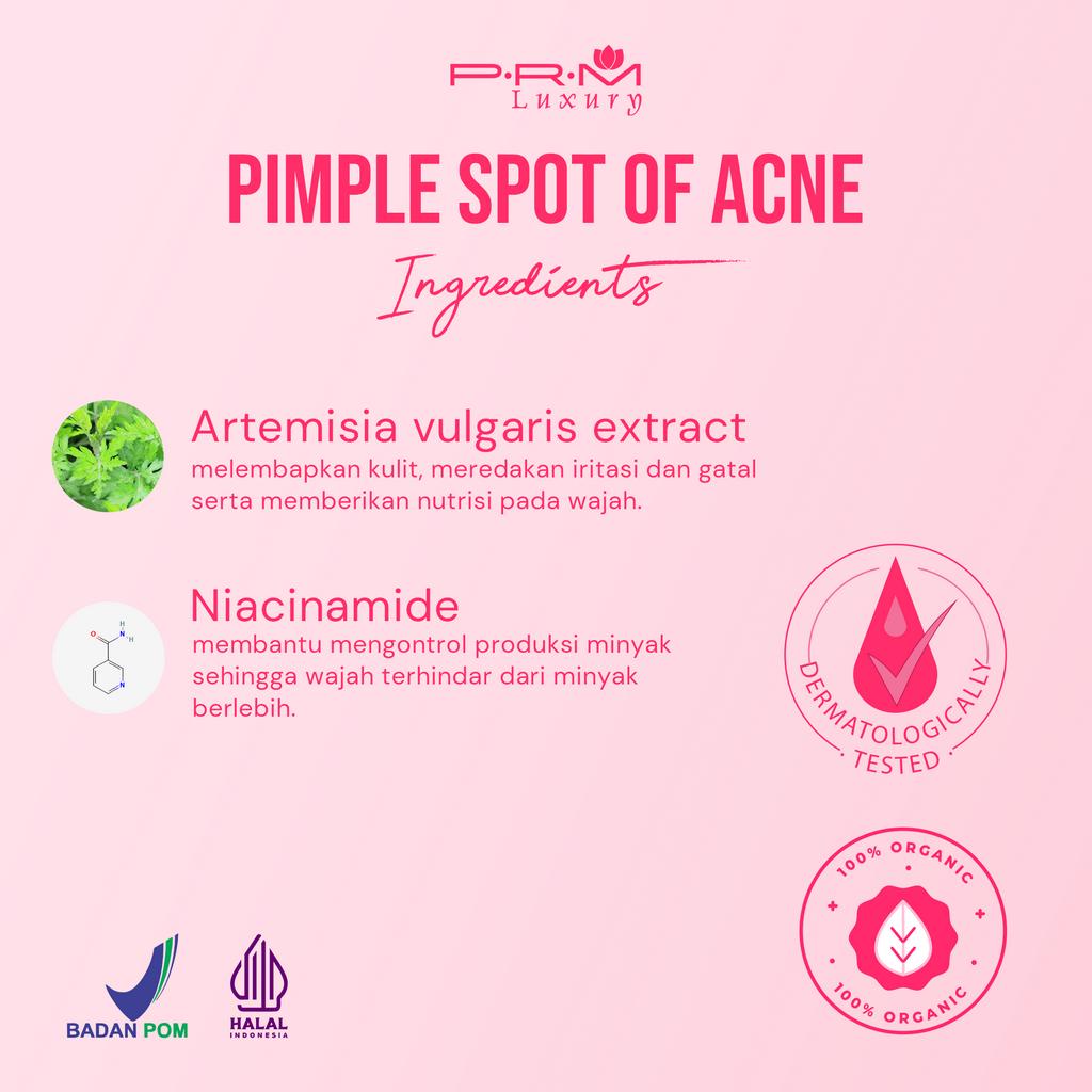 PIMPLE SPOT OF ACNE II MAGIC ACNE TOTOL PRM LUXURY II KRIM TOTOL JERAWAT/ACNE/RADANG