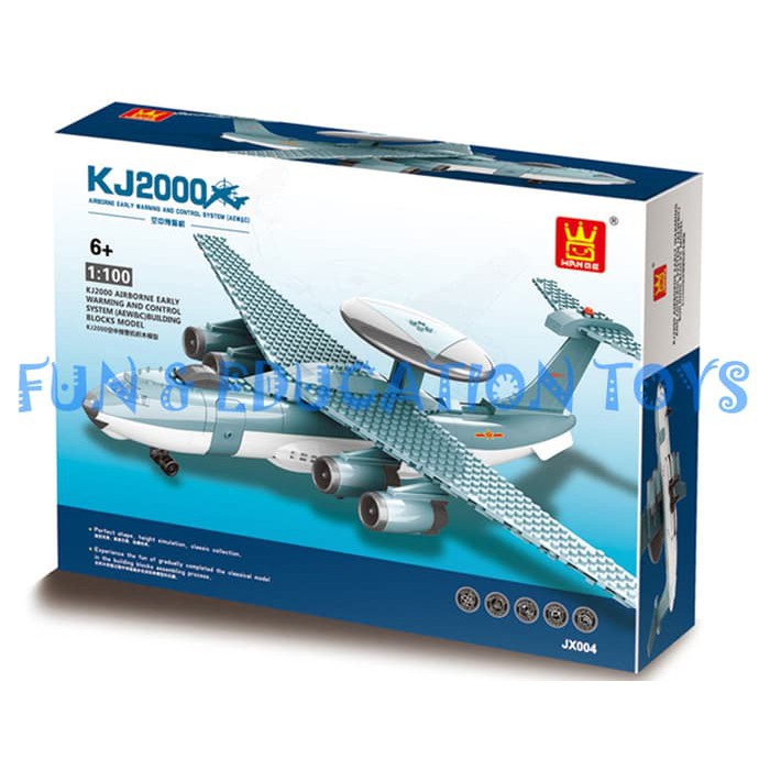 Bricks Wange Airborne Early Warning System KJ2000 JX004  Diskon