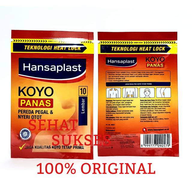 HANSAPLAST KOYO PANAS - ISI 10 LEMBAR