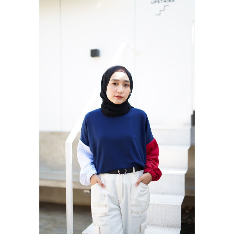 TOPS | Mybamus Triple Colour Top