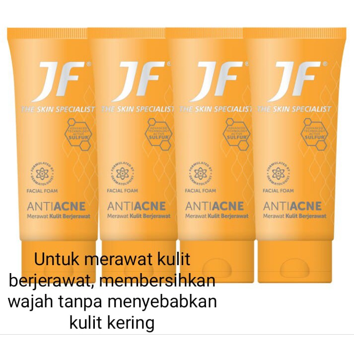 JF Sulfur Anti Acne Facial Foam 70gr