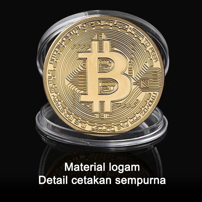 3pcs Bitcoin Fisik - Koin Kripto koleksi souvenir gift