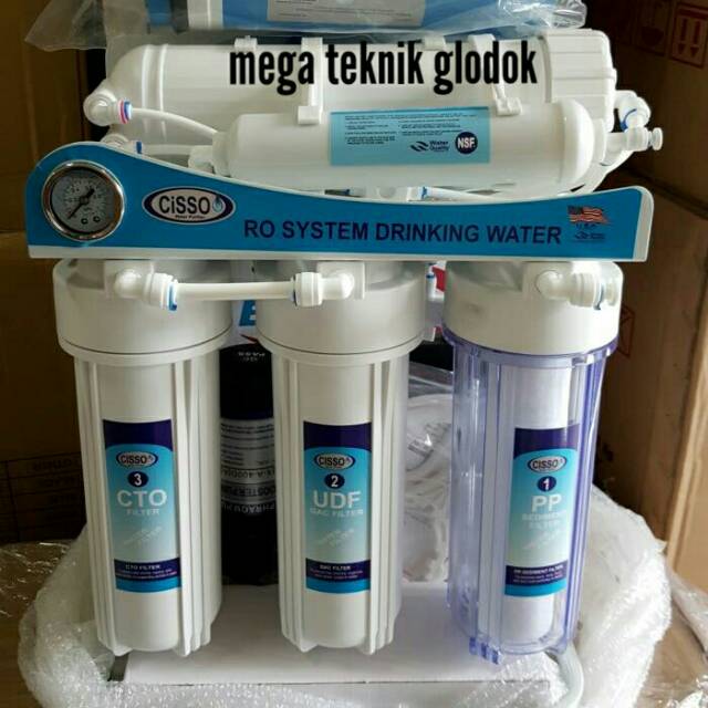 Mesin RO CISSO 5 Step Reverse Osmosis 400 GPD