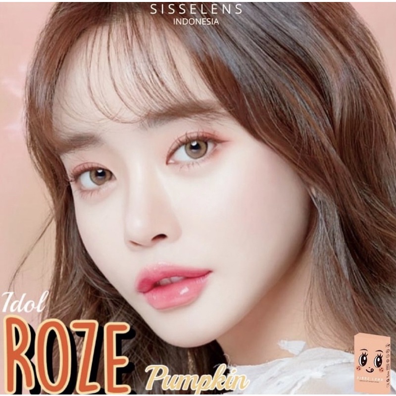 Softlens Idol Roze SISSE LENS Normal dan Minus free lencase