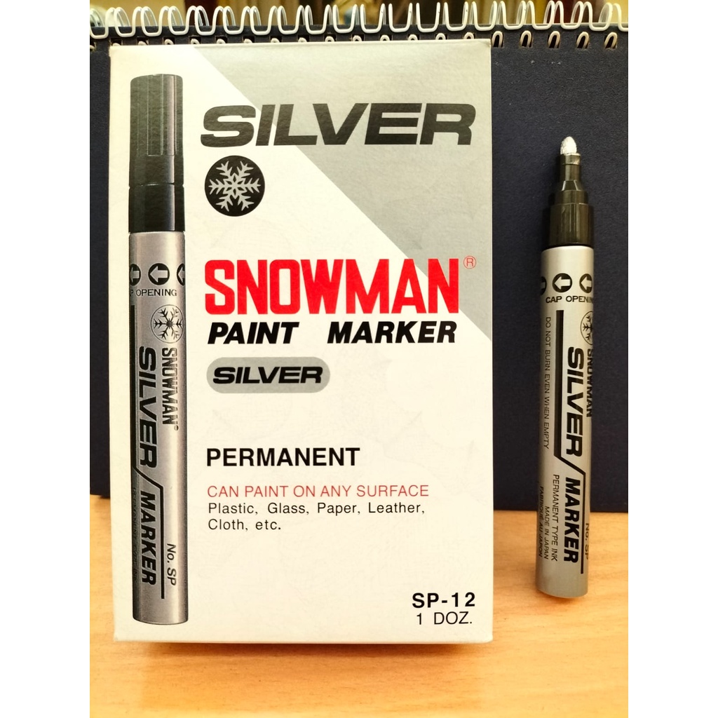 

Spidol Silver Paint Marker SP-12 Snowman