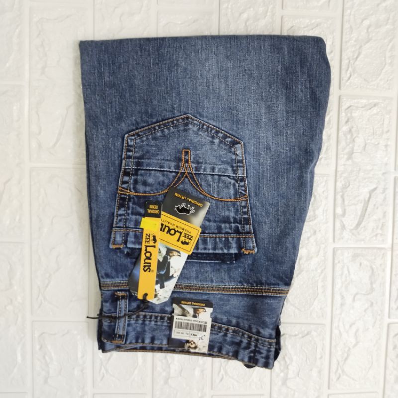 Celana Jeans zee Lois ORIGINAL Pria - Celana Jeans Panjang Pria - Celana Import Denim Pria Model Ter