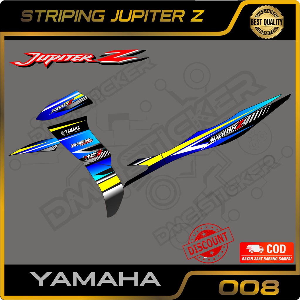 Jual Sticker Striping Variasi Jupiter Z Burhan Striping Motor Jupiter Z Burhan Indonesia Shopee Indonesia