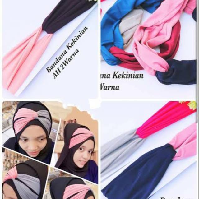 BANDANA POLOS 2 WARNA #BEST SELLER#