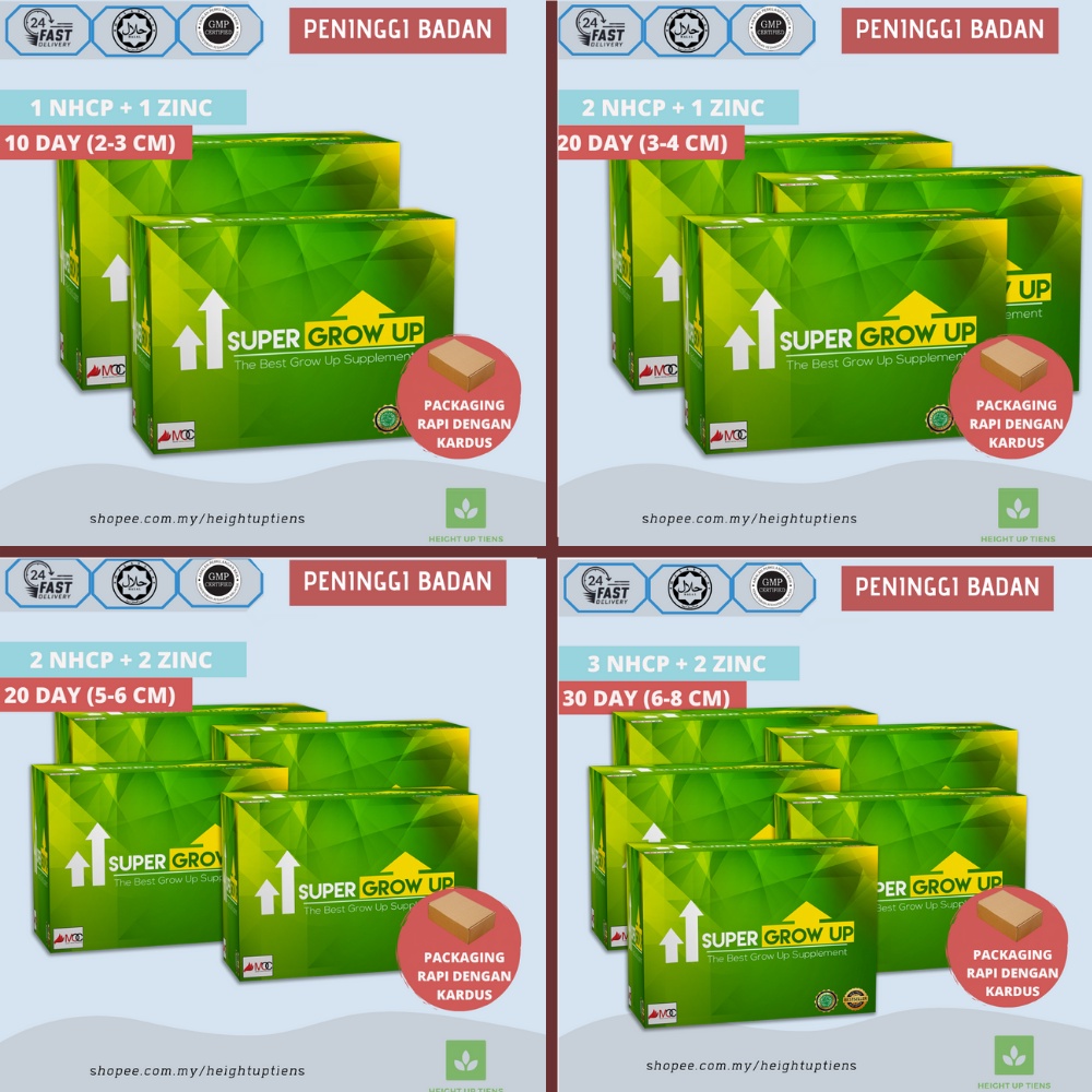 OBAT TINGGI BADAN Supergrowup Peninggi Badan Super Grow Up Height Up Maksimal Tinggi Badan Height Up