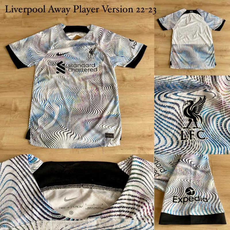 (PLAYER ISSUE) JERSEY LIVERPOOL AWAY PI PLAYER ISSUE NEW 2023 BAJU BOLA MUSIM 22/23