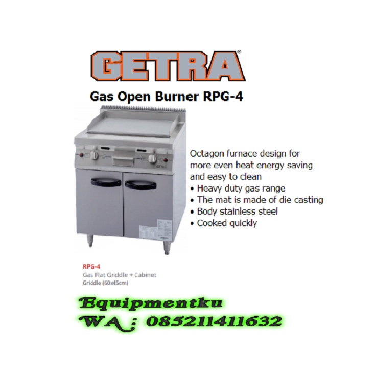 GETRA Gas Open Burner RPG-4