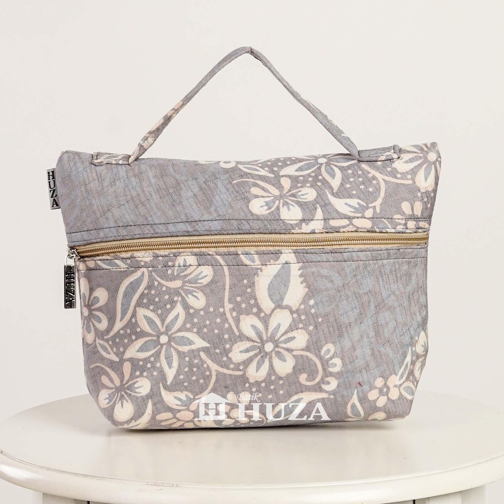 BATIK HUZA - TAS SPON BATIK HALUS Ukuran 28,5 x 8 cm