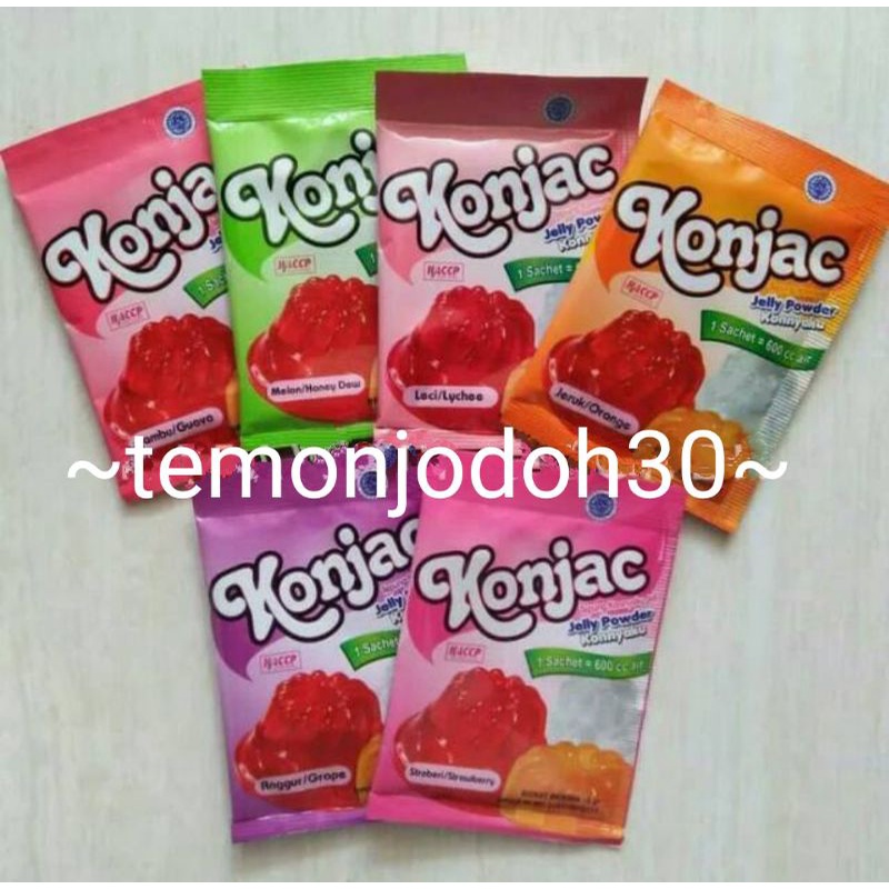 

Konjac Jelly Powder Bubuk Jeli dengan varian rasa buah segar