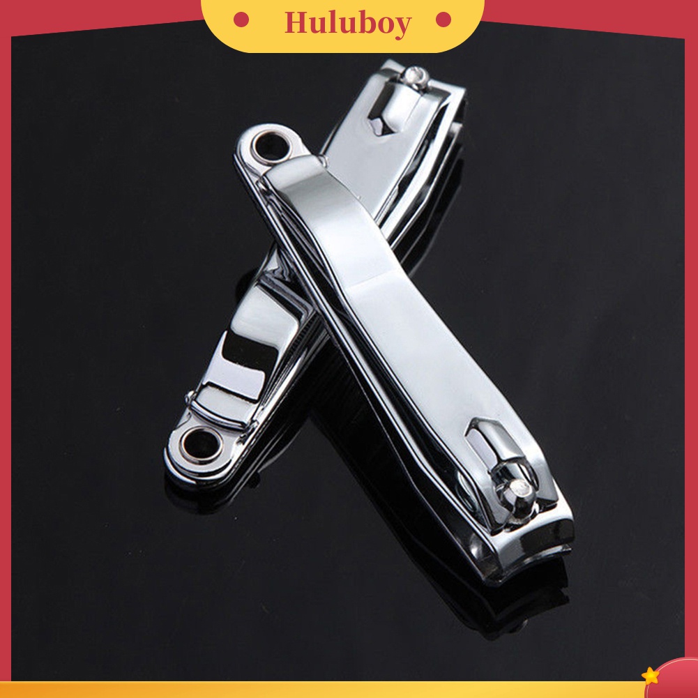 Huluboy Huluboy♡ Gunting Kuku Bahan Stainless Steel Untuk Manicure / Pedicure