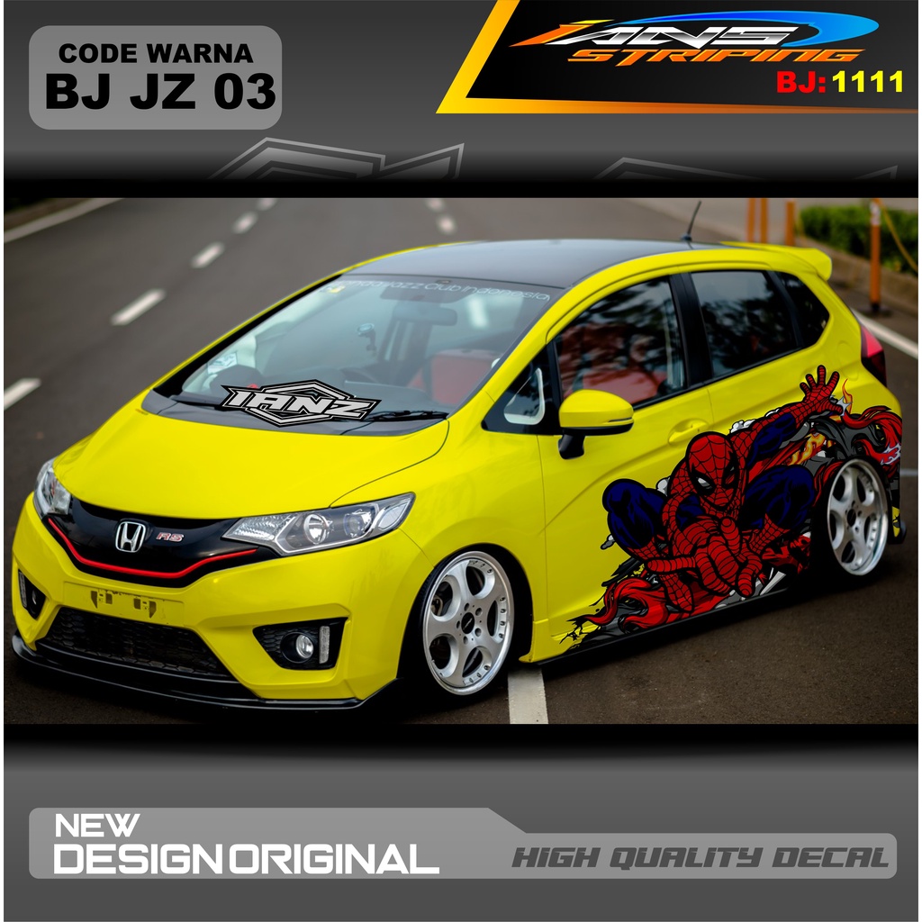 VARIASI STIKER MOBIL JAZZ / STIKER MOBIL BRIO / DECAL STIKER MOBIL SWIFT / STIKER MOBIL TOYOTA / DECAL STICKER MOBIL / STIKER YARIS AYLA