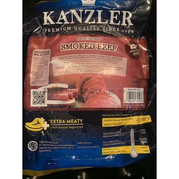 

kanzler smoked beef 250gr