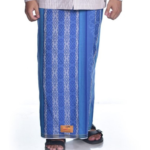 Sarung Atlas Idaman Jacquard Classic Biru