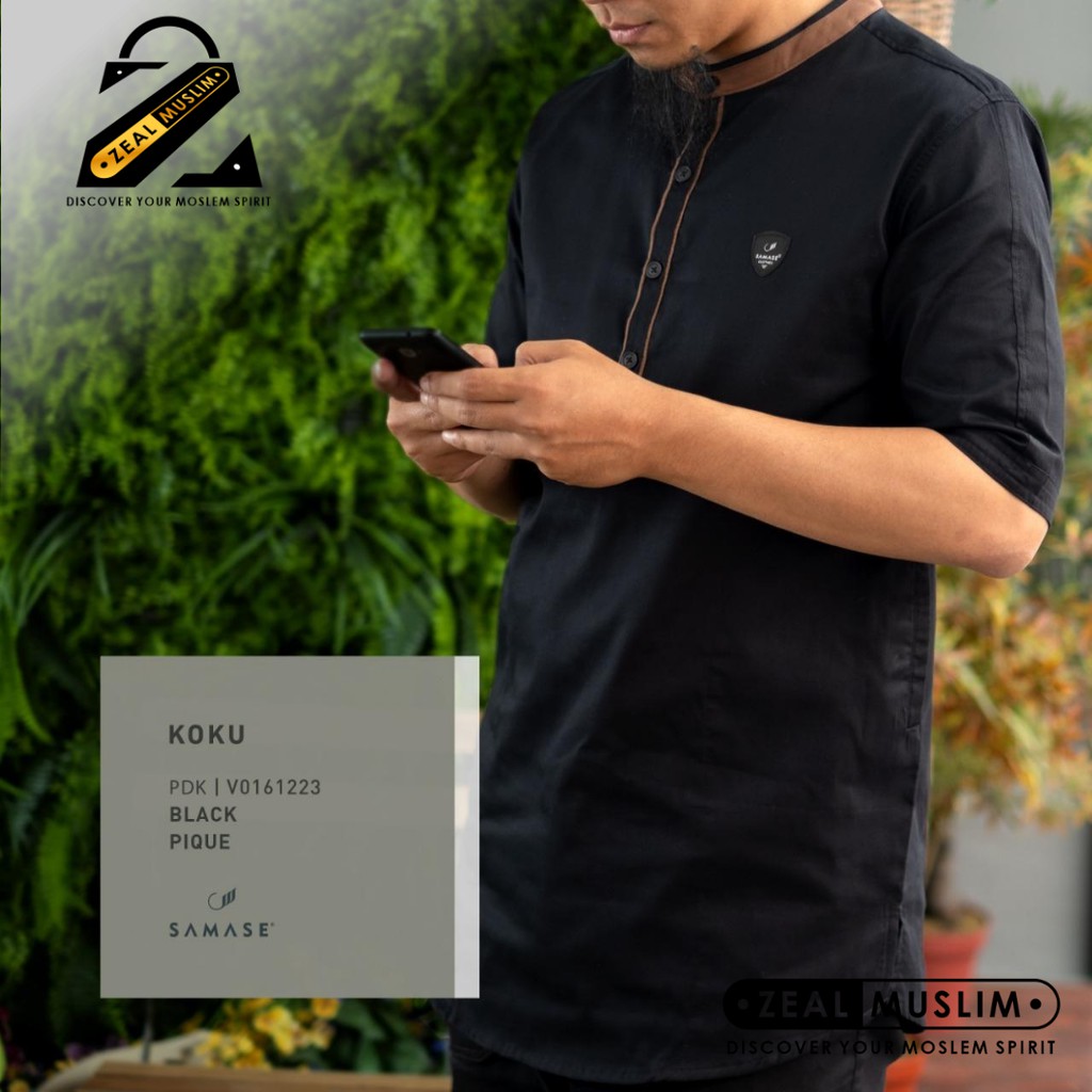 Koko kurta pdk pria list depan by SAMASE