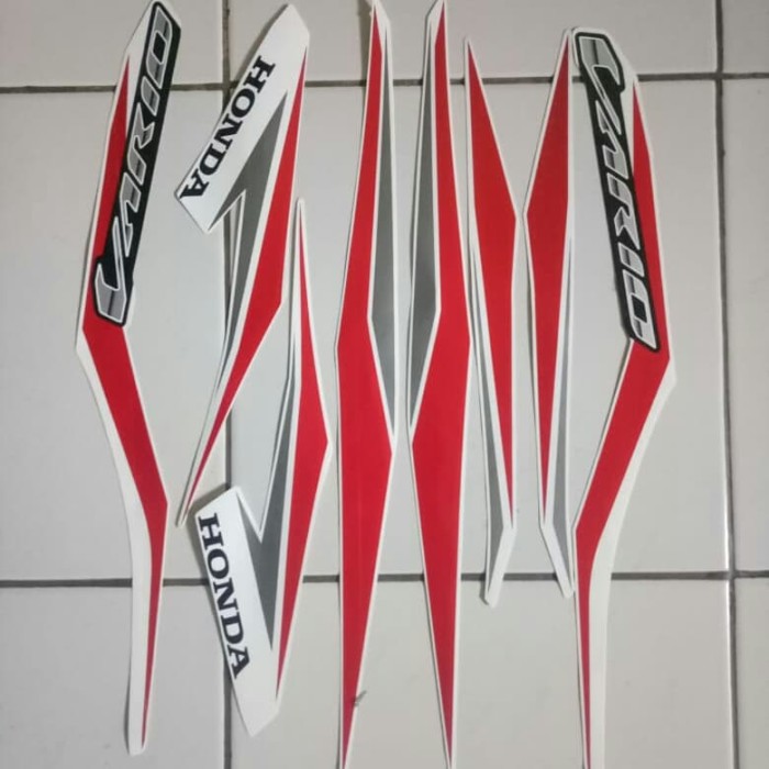 Jual stiker striping honda vario cbs 125 2018 putih | Shopee Indonesia