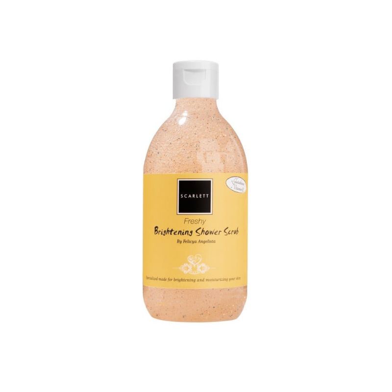 scarlett brightening shower scrub