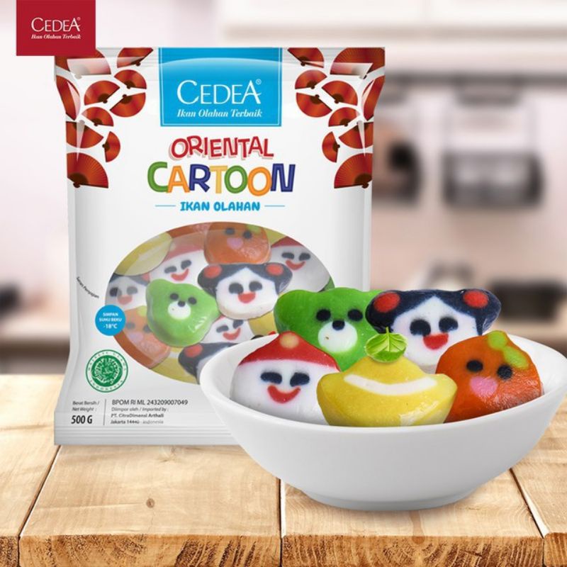

CEDEA Oriental Cartoon Ikan Olahan 500gr