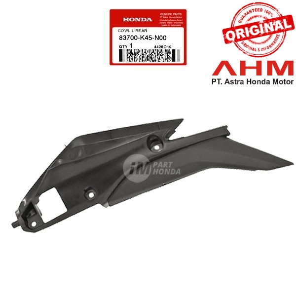 ~` Cowl L Rear Sambungan Body Kiri CBR 150 R K45A 83700-K45-N00