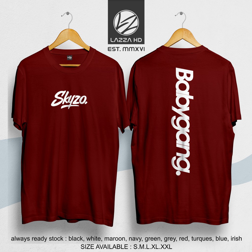 Kaos / Baju / Tshirt Distro Skyzo BabyGang Baby Gang Terlaris Termurah -gtx