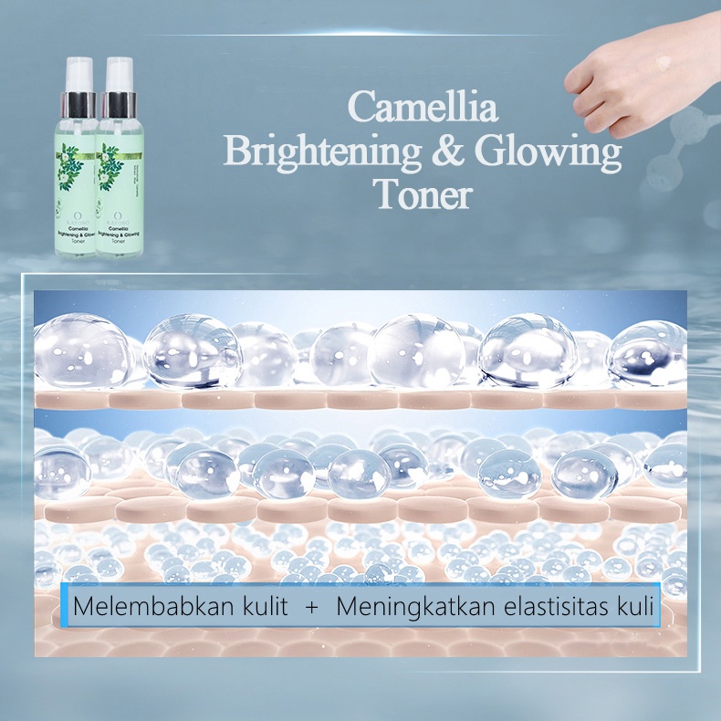 (BPOM) Katoso Camellia Brightening &amp; Glowing Toner Hydrating Toner Niacinamide Moisturizer Toner 100 ml