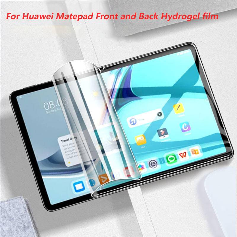 Pelindung Layar Hydrogel Depan Belakang Full Cover Untuk HUAWEI MatePad Pro 11 T 10 10s 10.4 10.8 10.1 9.7 &quot;MatePad M6 8.4 10.8