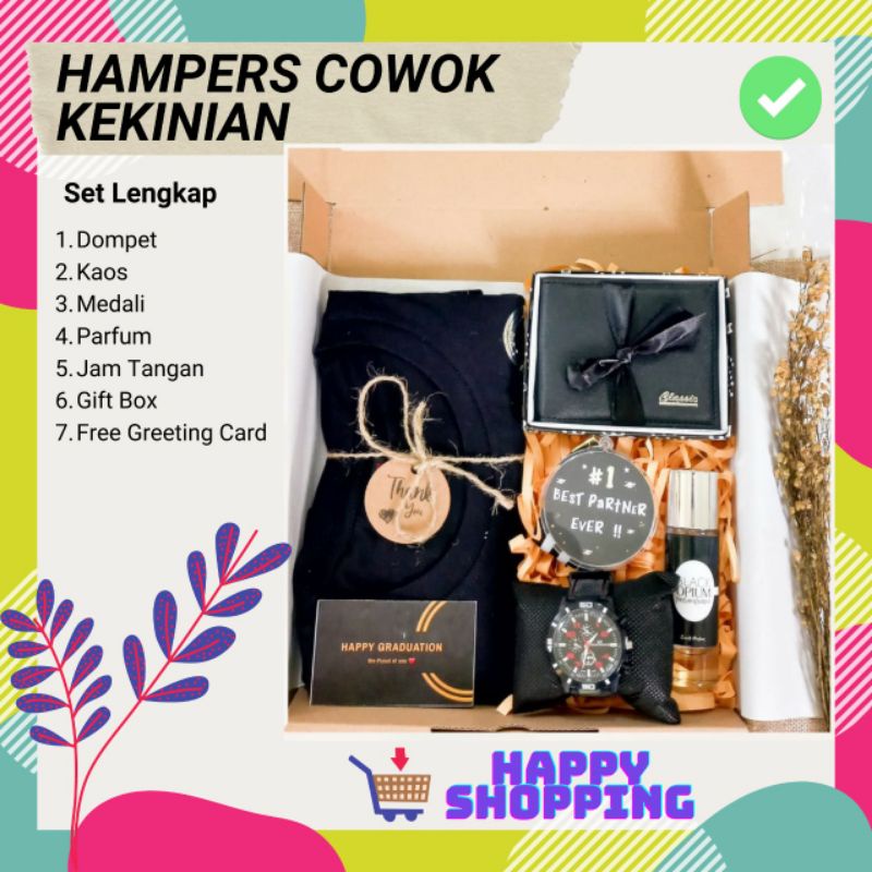 

Hampers Gift Box Cowok Kado Ulang tahun Murah / Hampers Cowok Murah / Gift Box Cowok Kado Ulang tahun / Gift Box cowok / Hampers Wisuda / Hampers graduation / Kado cowok / Hampers Lebaran / Hampers Wedding