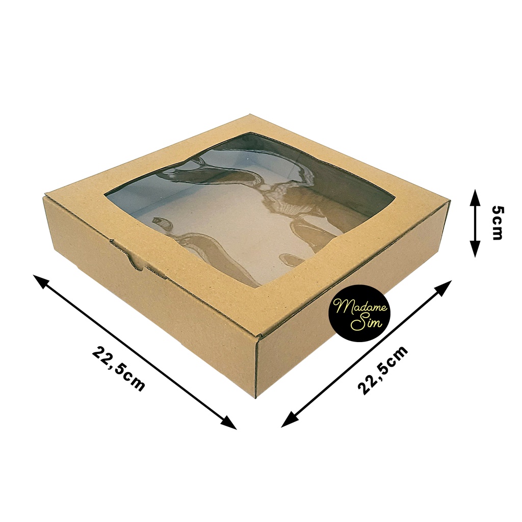

KOTAK PIZZA - GIFT BOX - DUS BROWNIES 22x22x5 - MS-04 (ISI : 10 PCS)