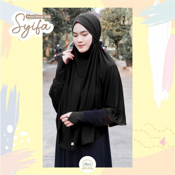 French khimar daily syifa / hijab masker