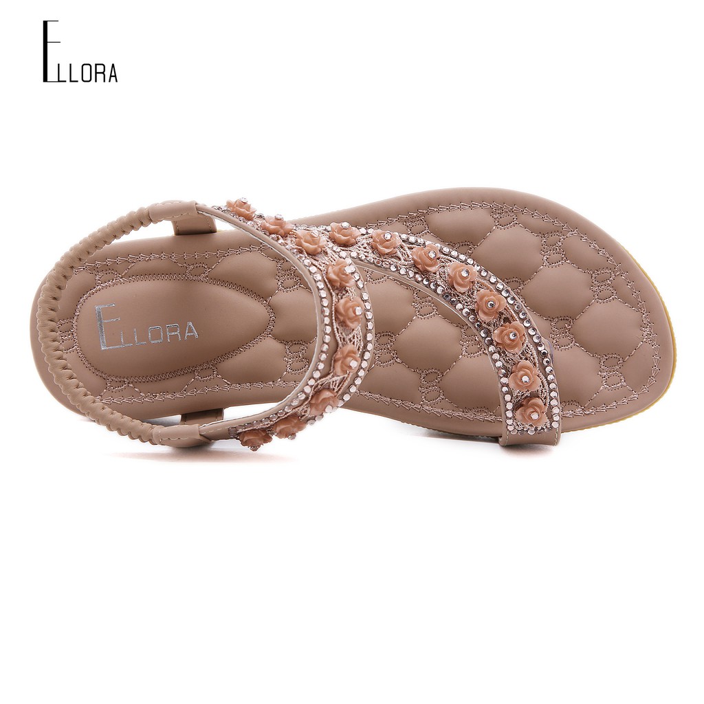 ELLORA EY420-02 Sandal Wanita Flat Import