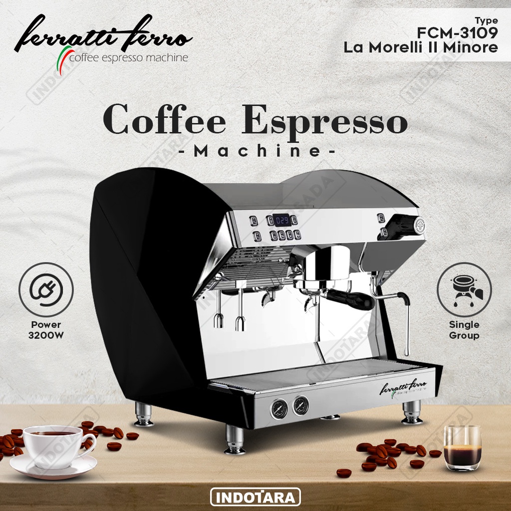 Mesin Kopi Espresso Ferratti Ferro FCM3109 La Morelli II Minore