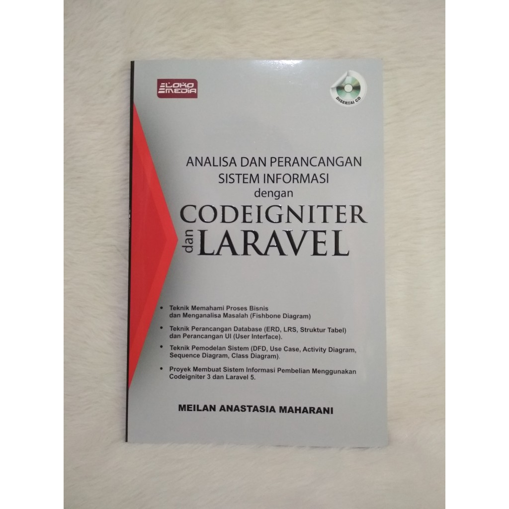 Buku Coding Komputer Pemrograman Web Analisa dan Perancangan Sistem Informasi dengan Codeigniter & Laravel-0