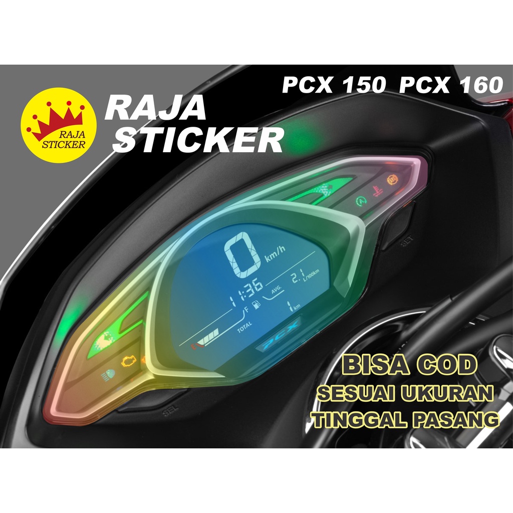 Stiker antigores spidometer pcx 150