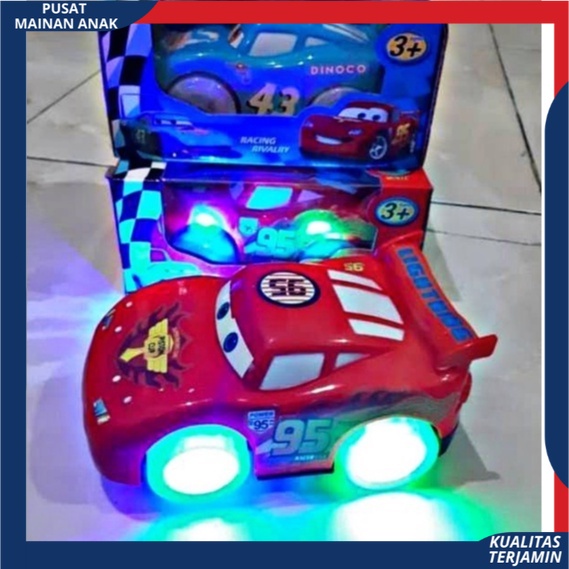 ( BISA COD ) PROMO Mainan Anak Mobil Mobilan Racing Sport Rivalry Cars Bump And Go BERLAMPU &amp; MUSIC