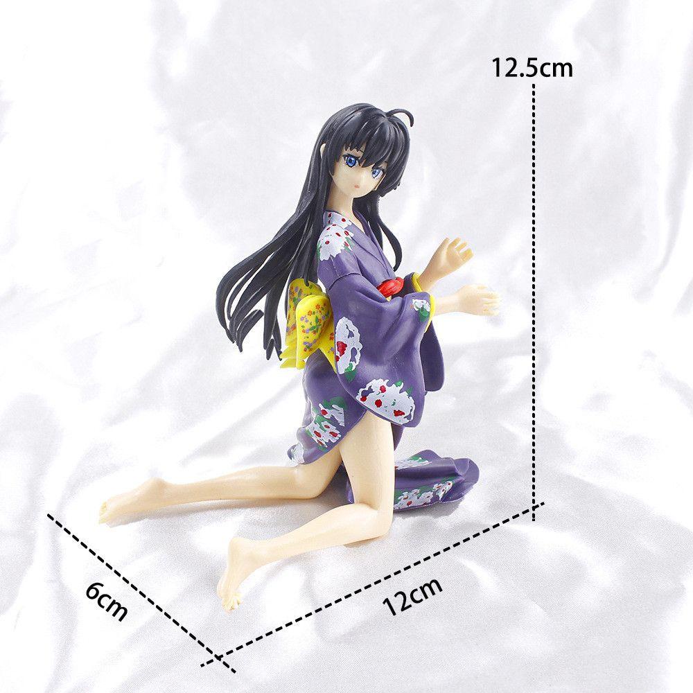 Lanfy My Teen Romantic Comedy SNAFU Untuk Hadiah Koleksi Gadis Figure Mainan Yui Yuigahama Kimono PVC Yukinoshita Yukino