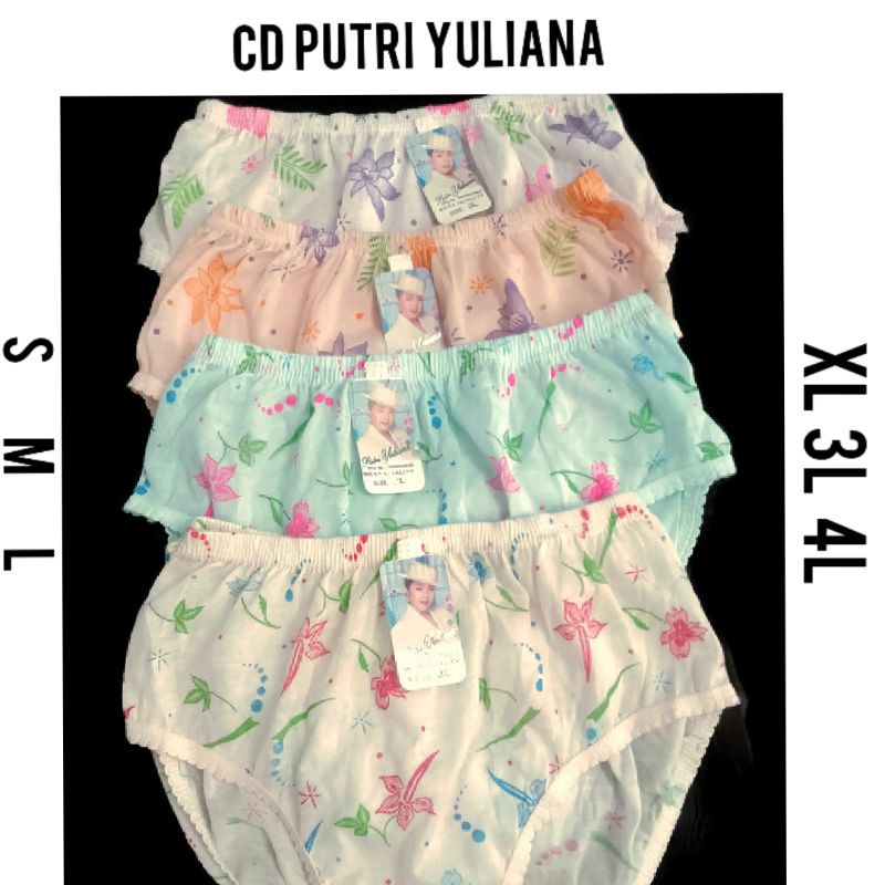 Cd Bunga Putri Yuliana Size M,Celana Dalam Anak Perempuan