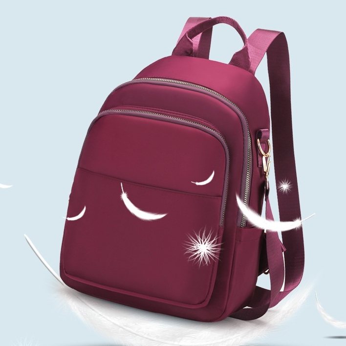 TAS RANSEL WANITA ANTI AIR KOREA UNGU CIPHER TA576P3 IMPORT BACKPACK CEWEK MURAH REMAJA GENDONG PUNGGUNG SEKOLAH KULIAH KERJA PREMIUM BATAM KEKINIAN