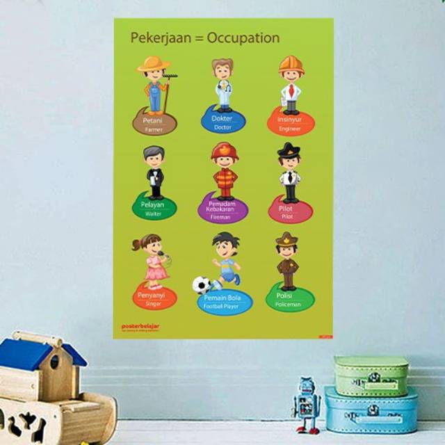 Poster Belajar Profesi Tipe 01