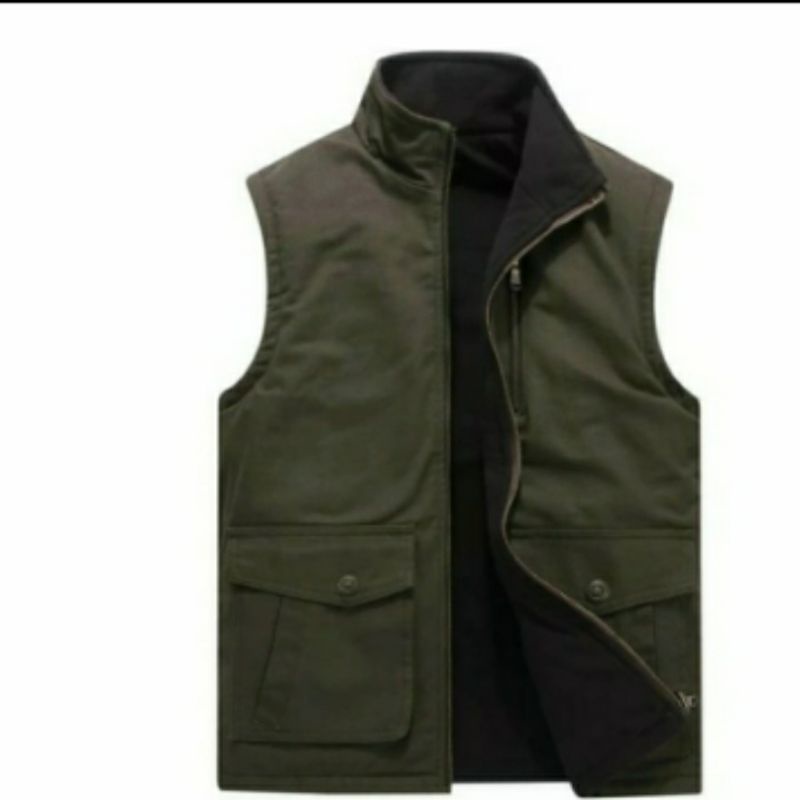 Jaket Rompi Pria Vest Outdoor / Rompi Pria Terbaru / Rompi Pria Keren