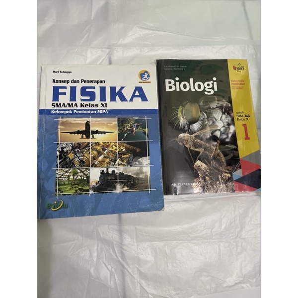 

SECOND LIKE NEW Biologi Kelompok perminatan kelas X/1 Fisika kelompok perminatan kelas XI/2