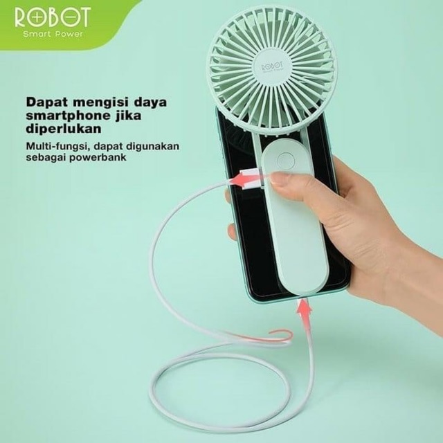 KIPAS ANGIN ROBOT RT-BF11 3 In 1 Portable Original Bergaransi Resmi